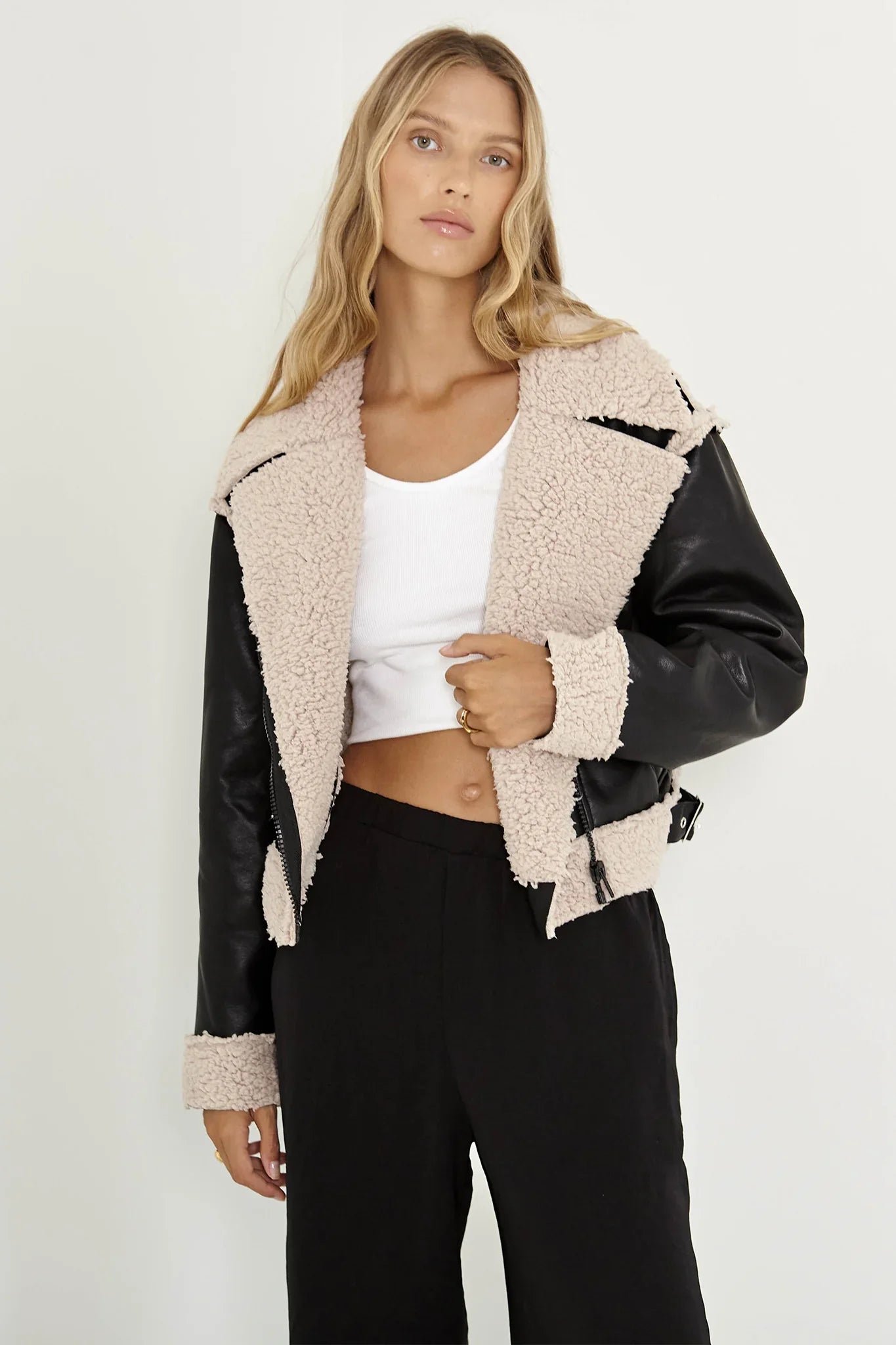 Billie Aviator Jacket Black